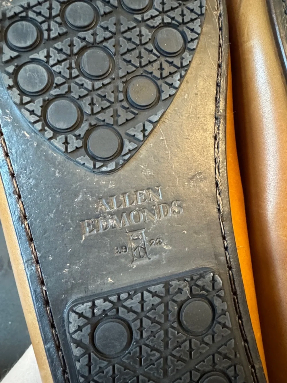 Allen Edmonds Super Sport Penny Loafers 6456 Walnut Brown Leather Slip-on 10.5 - Picture 6 of 14